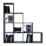 Стеллаж Doros Степь 4х4 Графит открытый 136.2х28.8х140.7 DRS-011769 (41516167)