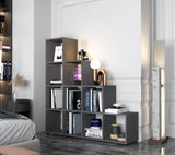 Стеллаж Doros Степь 4х4 Графит открытый 136.2х28.8х140.7 DRS-011769 (41516167)