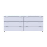 Комод Doros Рон 9 Белый 6 Ящиков 160х38х62 DRS-011777 (41516175)