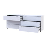 Комод Doros Рон 9 Белый 6 Ящиков 160х38х62 DRS-011777 (41516175)