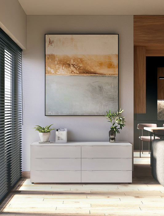 Комод Doros Рон 9 Белый 6 Ящиков 160х38х62 DRS-011777 (41516175)