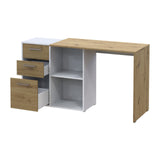 Офисный стол Doros T8 Белый/Дуб Артизан 100х83х75 (DRS-011512)