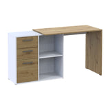 Офисный стол Doros T8 Белый/Дуб Артизан 100х83х75 (DRS-011512)