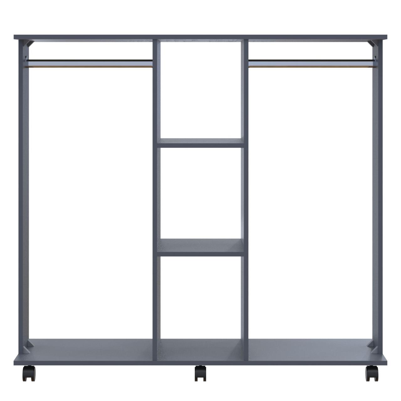 Гардеробная стойка Doros Д3 130х40,6х121 см Графит (DRS-011424)