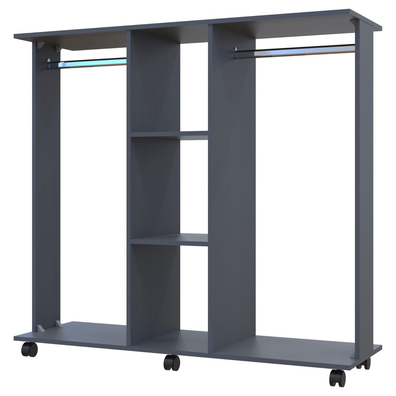 Гардеробная стойка Doros Д3 130х40,6х121 см Графит (DRS-011424)