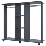 Гардеробная стойка Doros Д3 130х40,6х121 см Графит (DRS-011424)