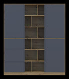 Шкаф для одежды Doros Морган Дуб Артизан/Графит ДСП/Ящики 180х38.5х210 DRS-011612 (42002256)