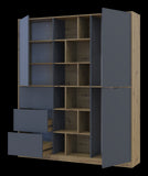 Шкаф для одежды Doros Морган Дуб Артизан/Графит ДСП/Ящики 180х38.5х210 DRS-011612 (42002256)