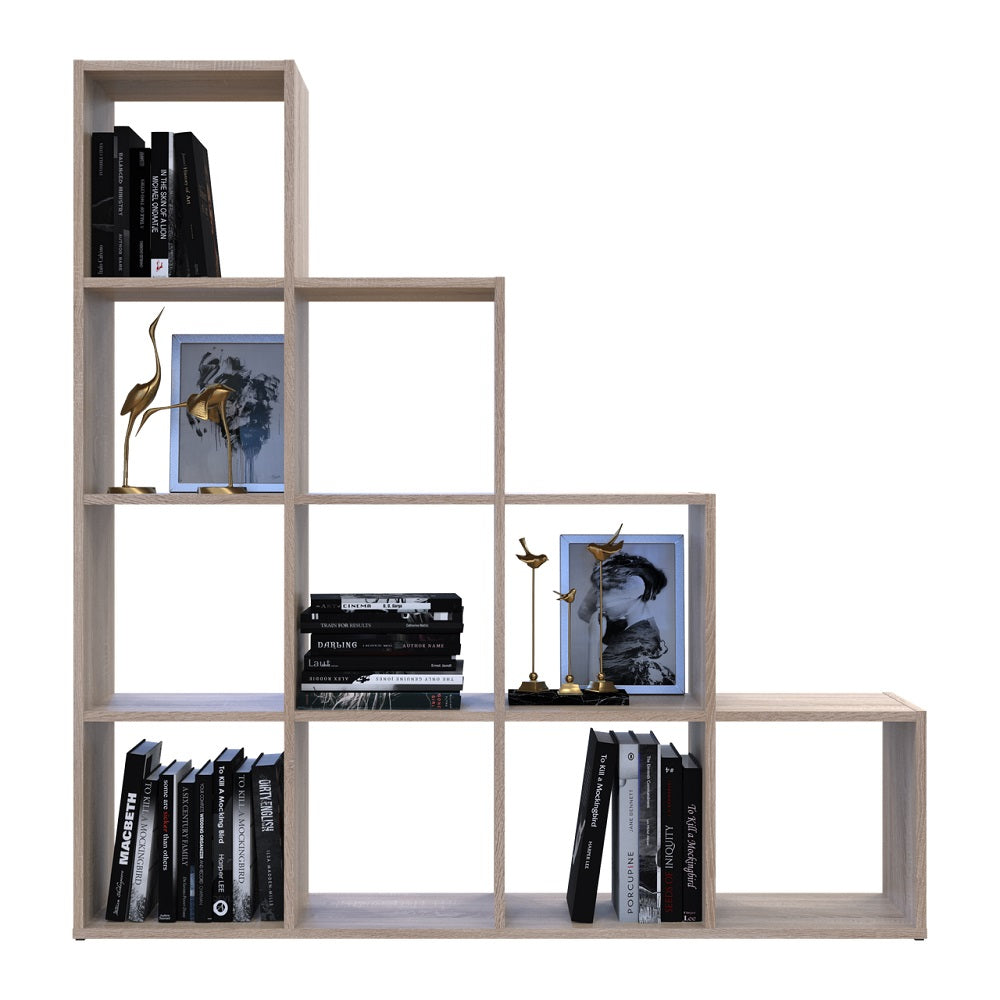 Стеллаж Doros Степь 4х4 Дуб сонома открытый 136.2х28.8х140.7 DRS-011770 (41516165)