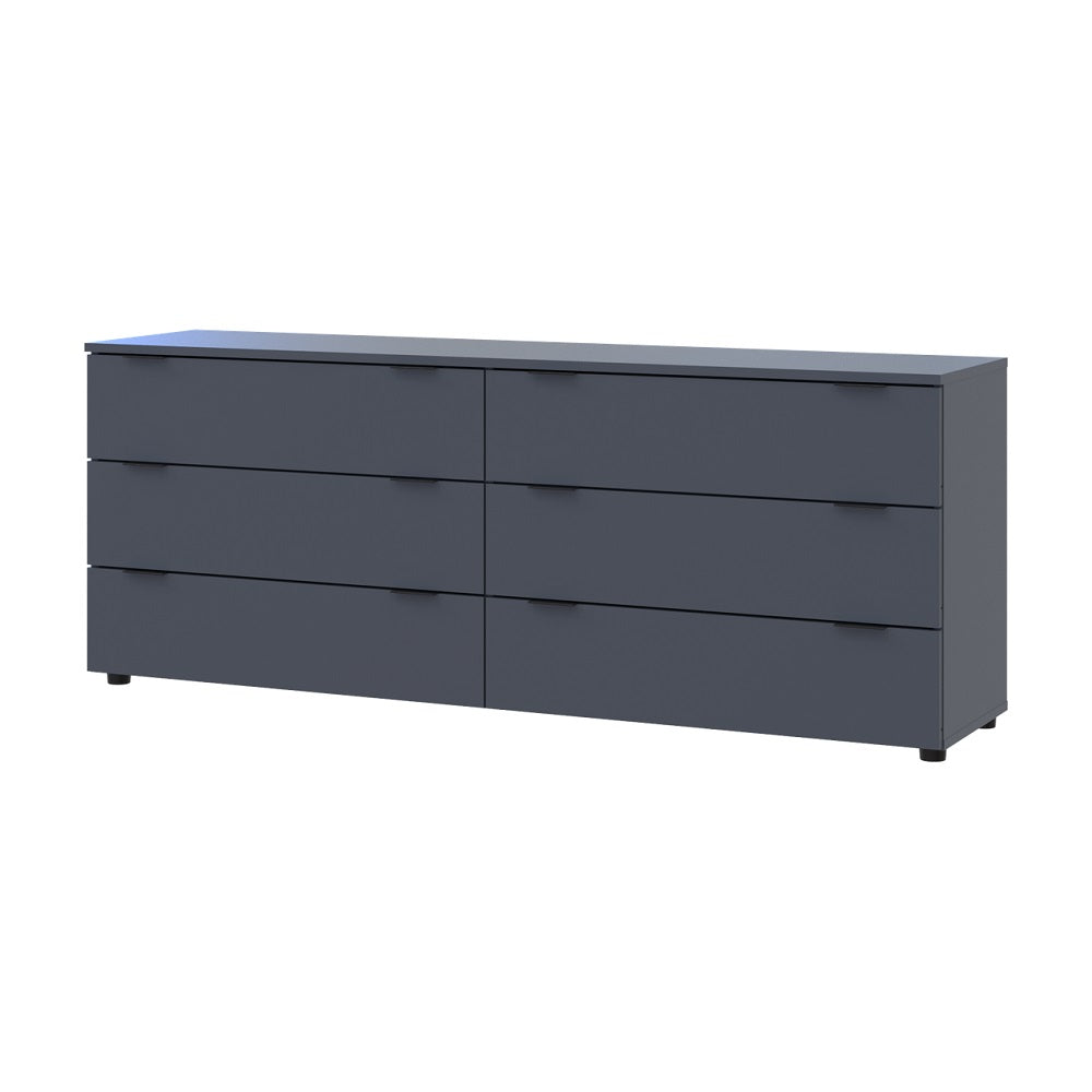 Комод Doros Рон 9 Графит 6 Ящиков 160х38х62 DRS-011778 (41516176)