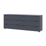 Комод Doros Рон 9 Графит 6 Ящиков 160х38х62 DRS-011778 (41516176)
