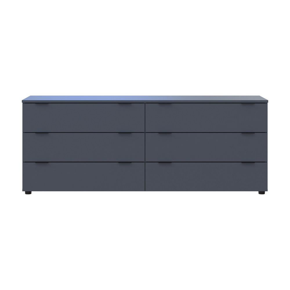 Комод Doros Рон 9 Графит 6 Ящиков 160х38х62 DRS-011778 (41516176)