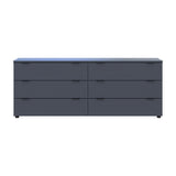 Комод Doros Рон 9 Графит 6 Ящиков 160х38х62 DRS-011778 (41516176)