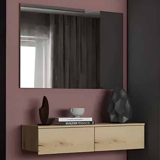 Комплект мебели Doros Левия + зеркало Дуб Эвок 100х32х100 (42005239)