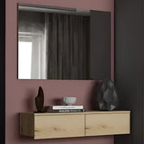 Комплект мебели Doros Левия + зеркало Дуб Эвок 100х32х100 (42005239)