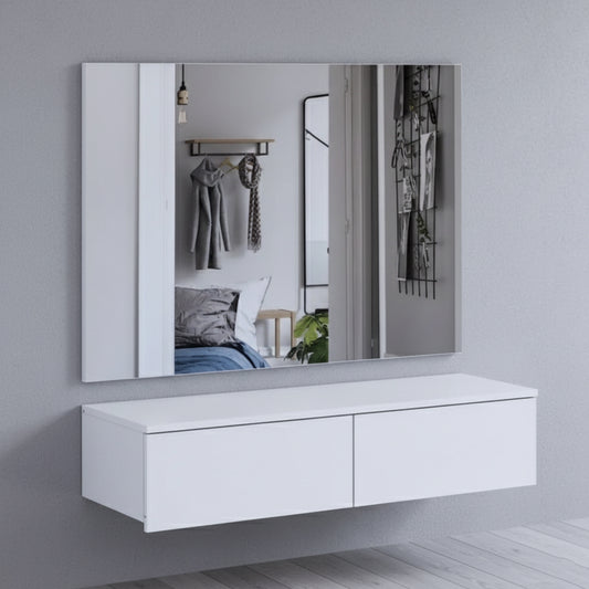 Комплект мебели Doros Левия + зеркало Белый 100х32х100 (42005235)