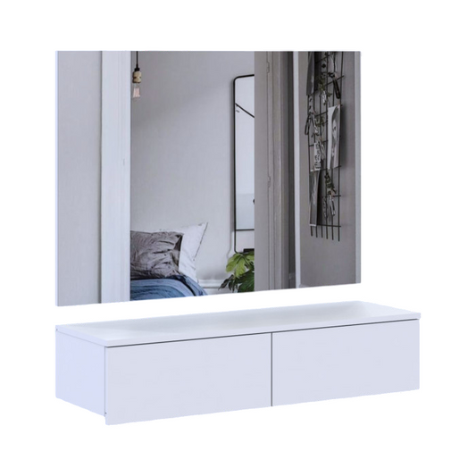 Комплект мебели Doros Левия + зеркало Белый 100х32х100 (42005235)