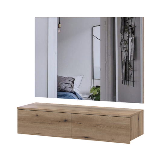 Комплект мебели Doros Левия + зеркало Дуб Эвок 100х32х100 (42005239)