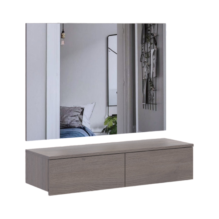 Комплект мебели Doros Левия + зеркало Канноло 100х32х100 (42005238)