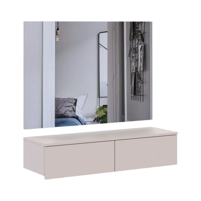 Комплект мебели Doros Левия + зеркало Кашемир 100х32х100 (42005237)