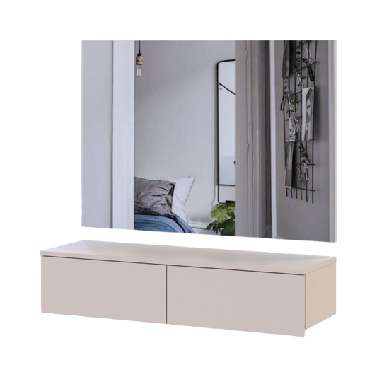 Комплект мебели Doros Левия + зеркало Кашемир 100х32х100 (42005237)
