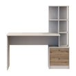 Офисный стол Doros Т7 Кашемир/Дуб Эвок 136х55х138 (DRS-011513)