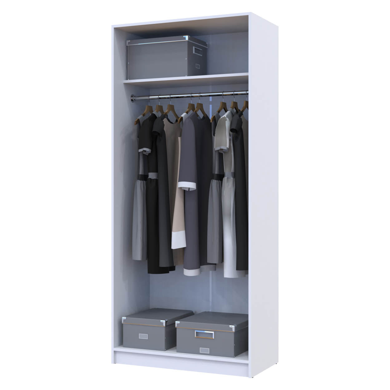 Полка для одежды Doros Promo Белый 3шт. 86.7х35х1.6 (DRS-011562)