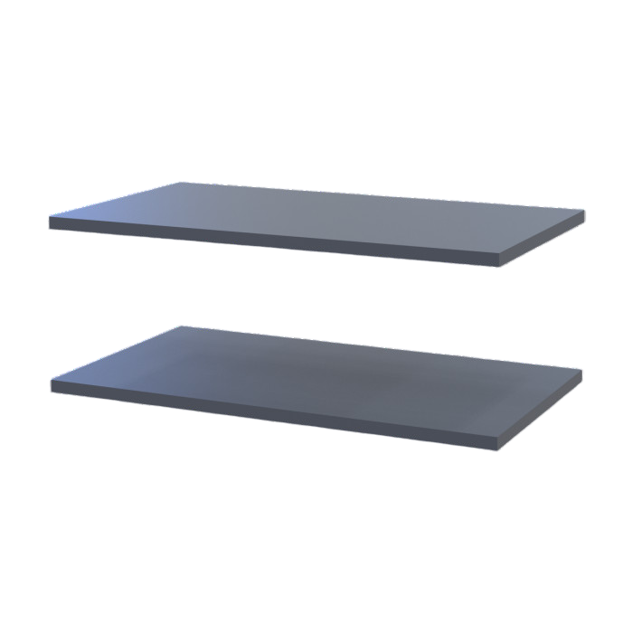 Полки к тумбе (2 шт) Doros Кассель Графит 61.5х34.5х1.6 (41516223)