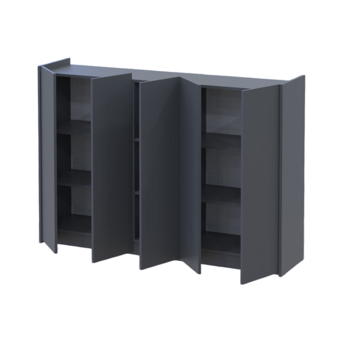 Полки к тумбе (2 шт) Doros Кассель Графит 61.5х34.5х1.6 (41516223)