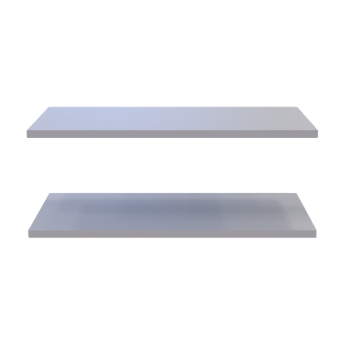 Полки к тумбе (2 шт) Doros Кассель Серый 61.5х34.5х1.6 (41516228)