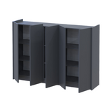 Тумба для обуви Doros Кассель Графит 5 ДСП 159х40х110 (41516219)