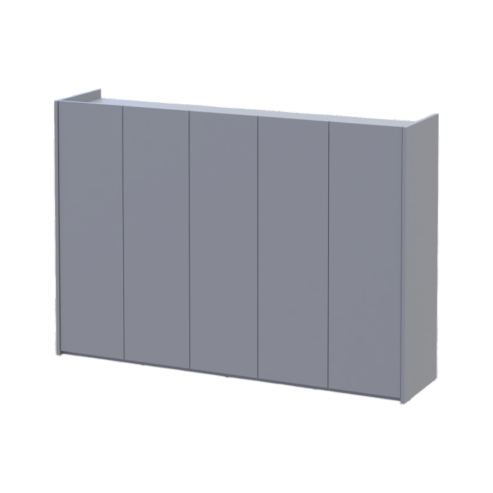 Тумба для обуви Doros Кассель Серый 5 ДСП 159х40х110 (41516227)