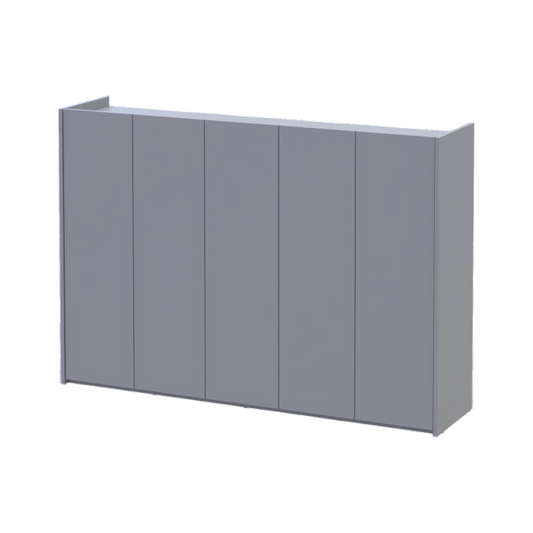 Тумба для обуви Doros Кассель Серый 5 ДСП 159х40х110 (41516227)