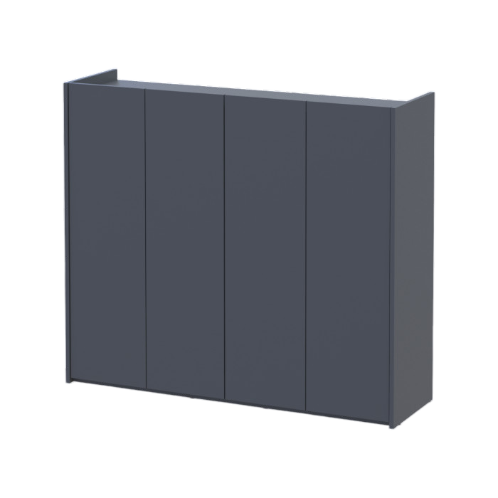 Тумба для обуви Doros Кассель Графит 4 ДСП 128х40х110 (41516215)