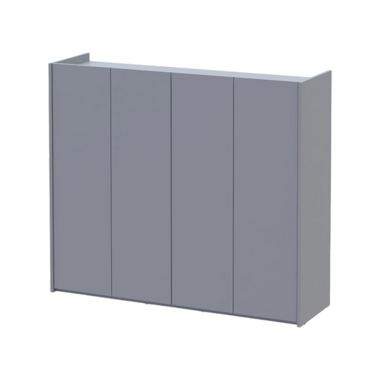 Тумба для обуви Doros Кассель Серый 4 ДСП 128х40х110 (41516226)