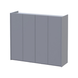 Тумба для обуви Doros Кассель Серый 4 ДСП 128х40х110 (41516226)