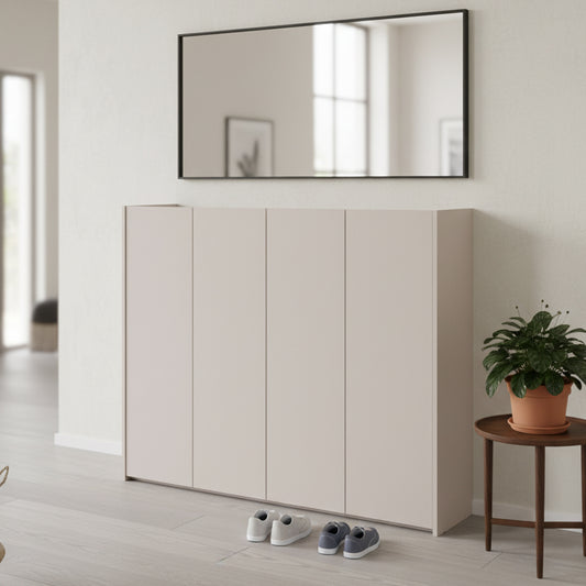 Тумба для обуви Doros Кассель Кашемир 4 ДСП 128х40х110 (41516213)