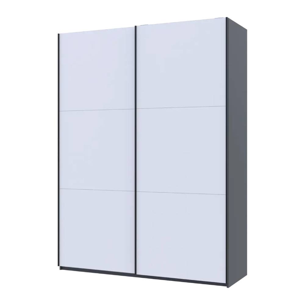 Шкаф-купе Doros G-Caiser Графит/Белый 2 ДСП / 3 части 180х60х240 DRS-011729 (44900262)