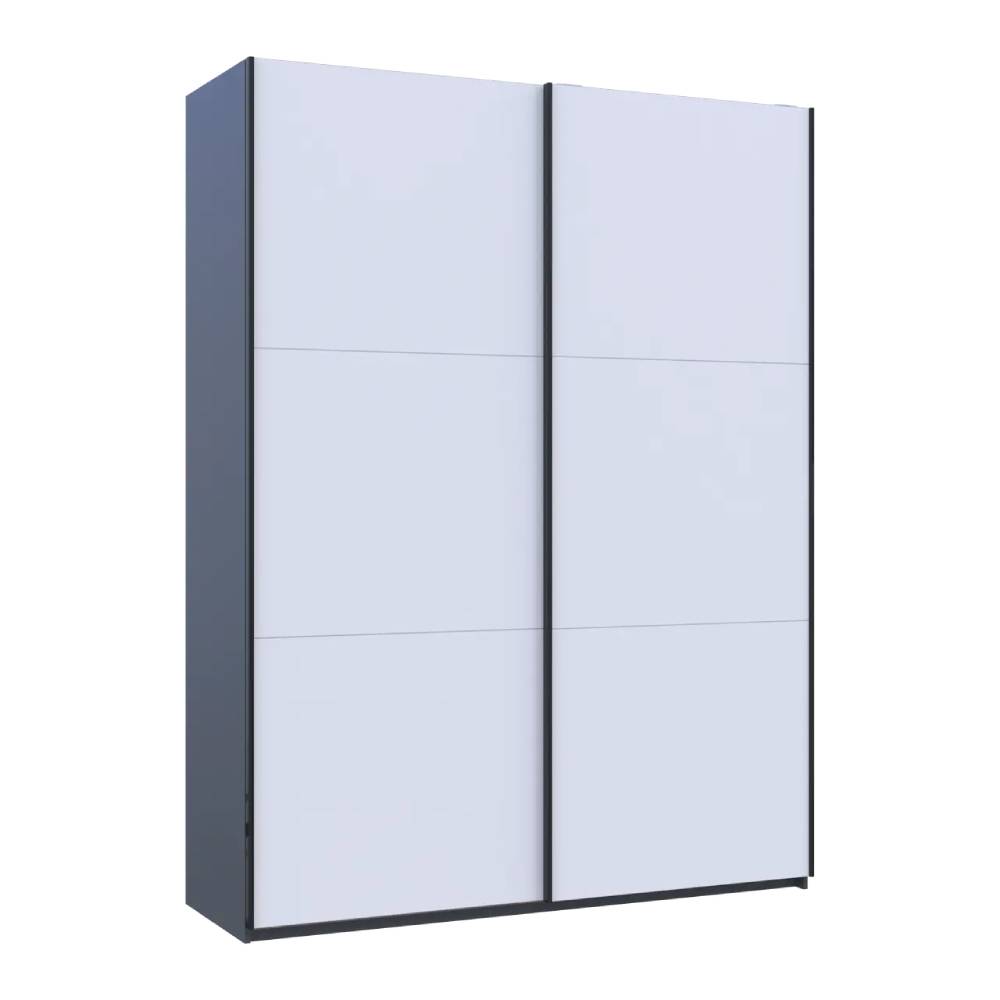 Шкаф-купе Doros G-Caiser Графит/Белый 2 ДСП / 3 части 180х60х240 DRS-011729 (44900262)