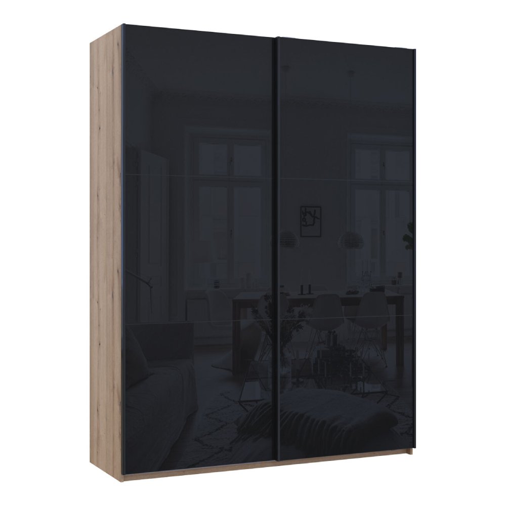 Шкаф купе Doros G-Caiser Дуб Эвок 2 Стекла/3 части 180х60х240 (DRS-011574)