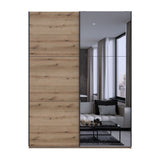 Шкаф купе Doros G-Caiser Дуб Эвок 1 ДСП/1 зеркало 180х60х240 (DRS-011578)