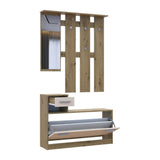 Прихожая с зеркалом Doros Alice Дуб Эвок/Кашемир 100х25х182.9 DRS-011755 (44900360)