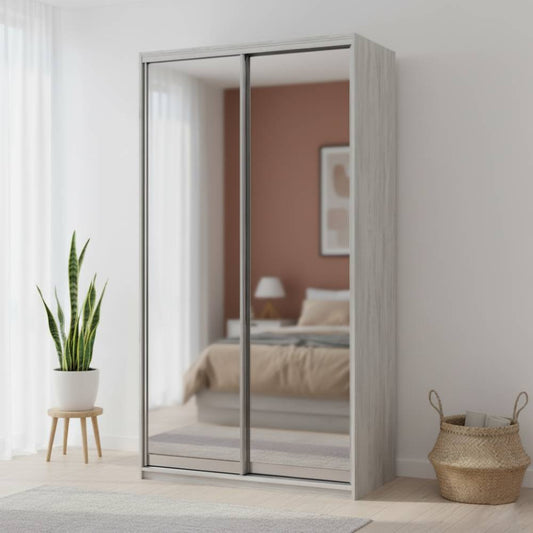 Шкаф купе Doros Сити Лайт Сосна Натти 2 Зеркала 120х60х225 (DRS-011960)