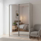 Шкаф купе Doros Сити Лайт Сосна Натти 2 Зеркала 150х45х225 (DRS-011963)