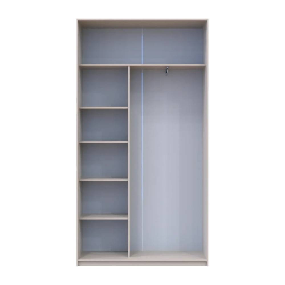Шкаф-купе Doros Сити Лайт Кашемир 2 зеркала 120х45х225 (80736344)