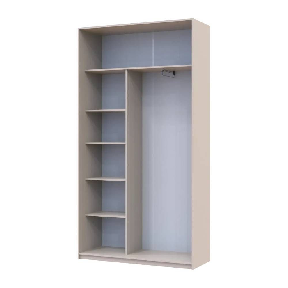 Шкаф-купе Doros Сити Лайт Кашемир 2 зеркала 120х45х225 (80736344)