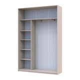 Шкаф-купе Doros Сити Лайт Кашемир 1 ДСП/1 зеркало 150х45х225 (80736356)