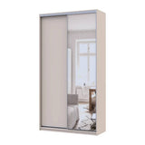 Шкаф-купе Doros Сити Лайт Кашемир 1 ДСП/1 зеркало 120х45х225 (80736338)