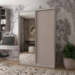 Шкаф-купе Doros Сити Лайт Кашемир 1 ДСП/1 зеркало 150х60х225 (80736353)