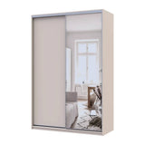 Шкаф-купе Doros Сити Лайт Кашемир 1 ДСП/1 зеркало 150х60х225 (80736353)